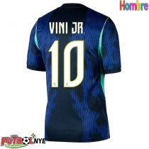Camiseta Brasil Vinicius Junior #10 Visitante Equipación Mundial 2026 manga corta